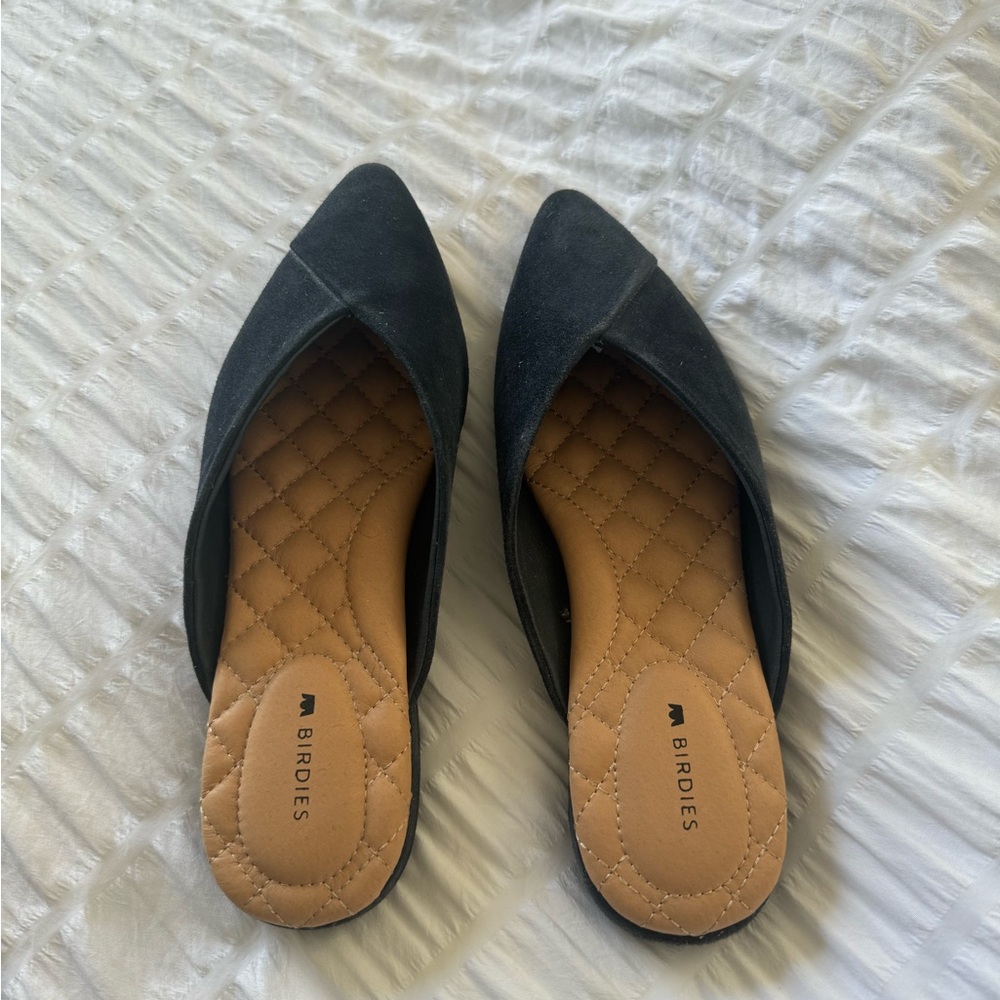 Birdies - The Swan - Jet Cuff - Navy Blue Slides - Women’s Size 5.5 - Never Worn